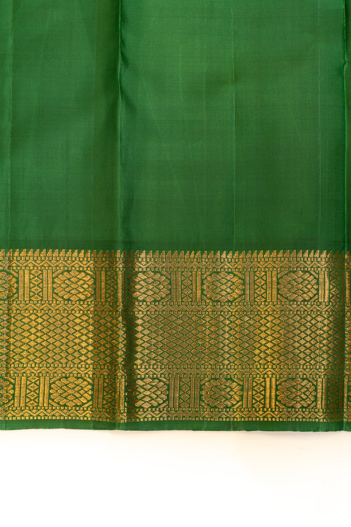 Rani pink dahlia meenkari pure zari Kanchipuram silk saree