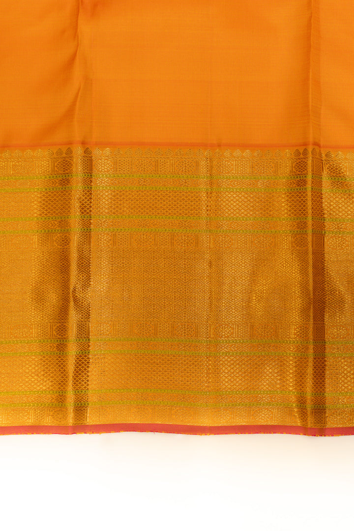 Purple ikat kanjivaram pure silk saree
