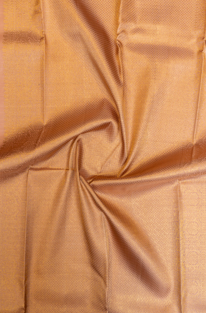 Magenta and baby pink vairaoosi checks pure Kanchipuram silk saree