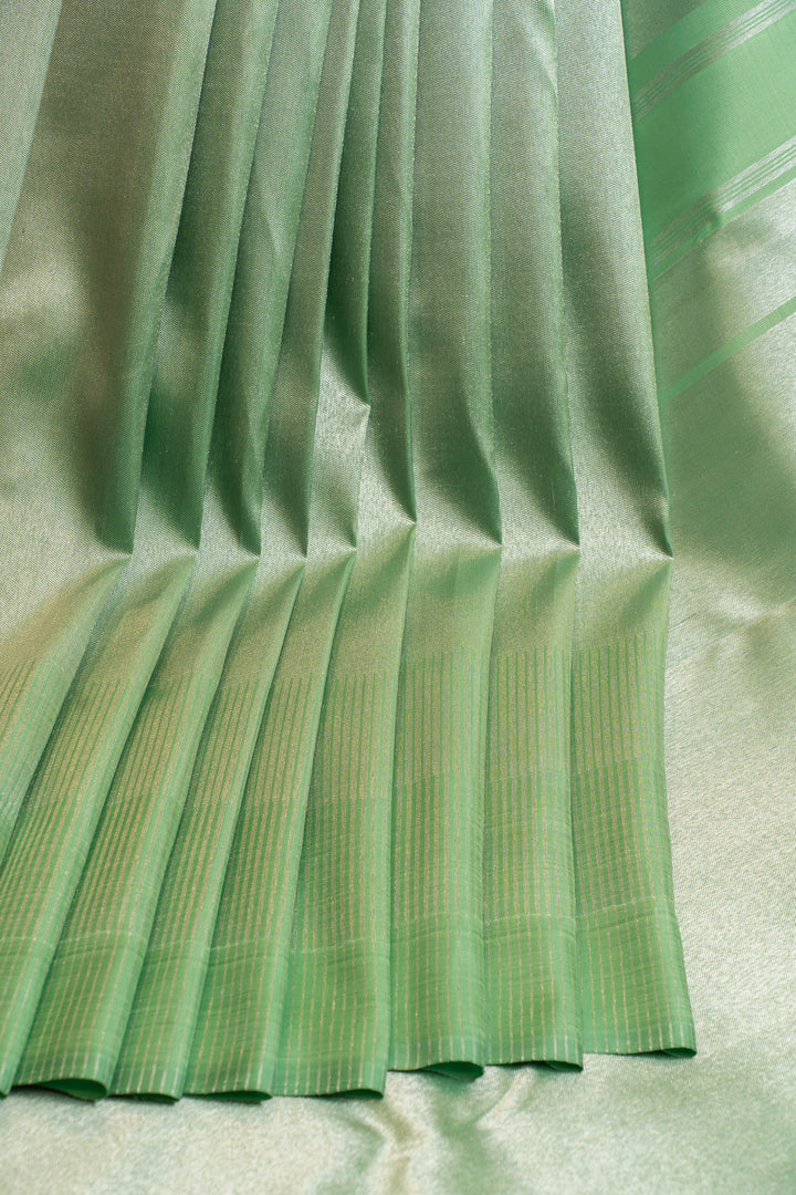 Rexona green 8 Kol pure Kanchipuram silk saree