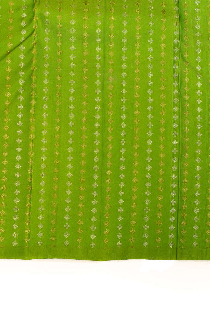 Purple ikat Kanchipuram pure silk saree