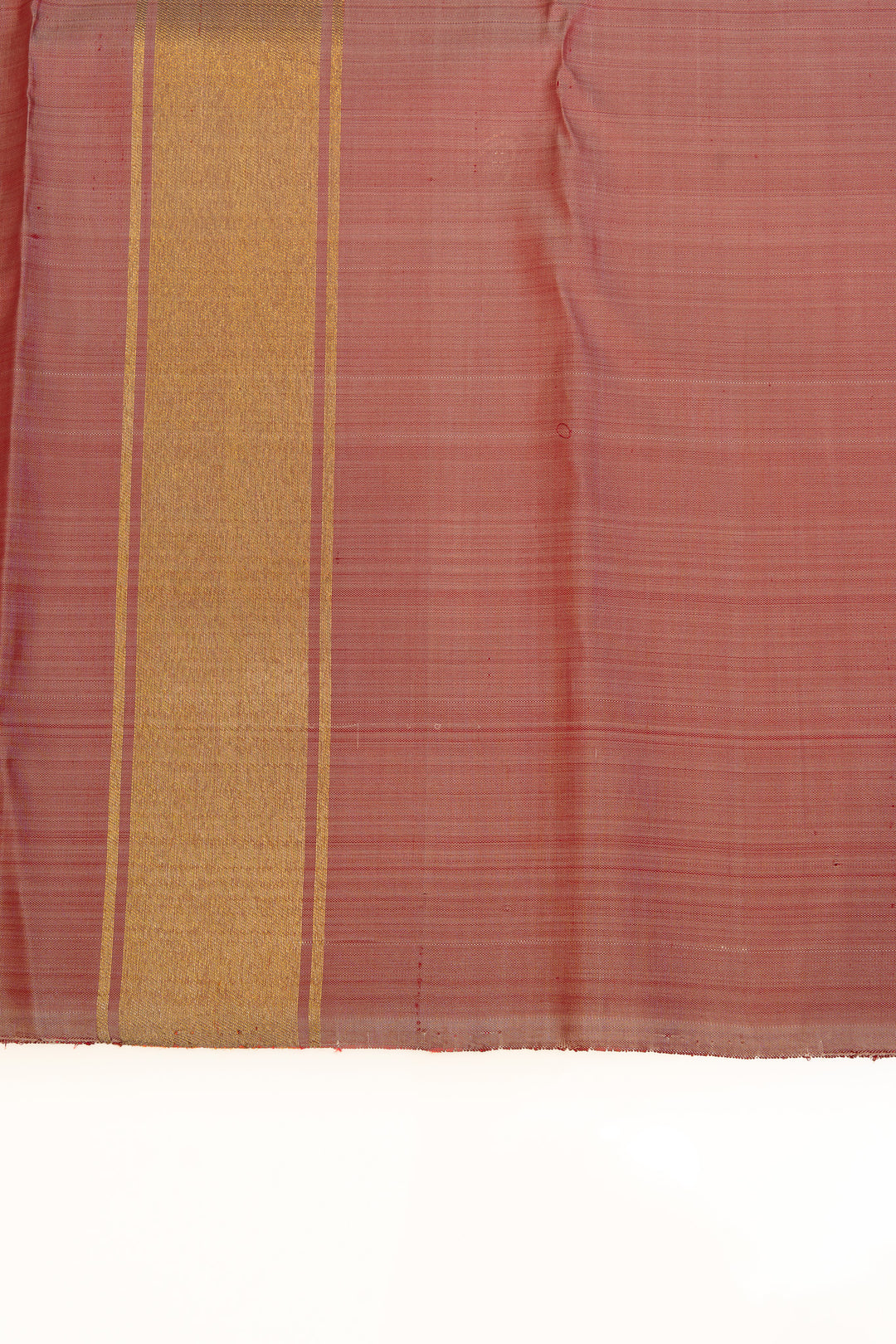 Off white multi temple 8 Kol pure Kanchipuram silk saree