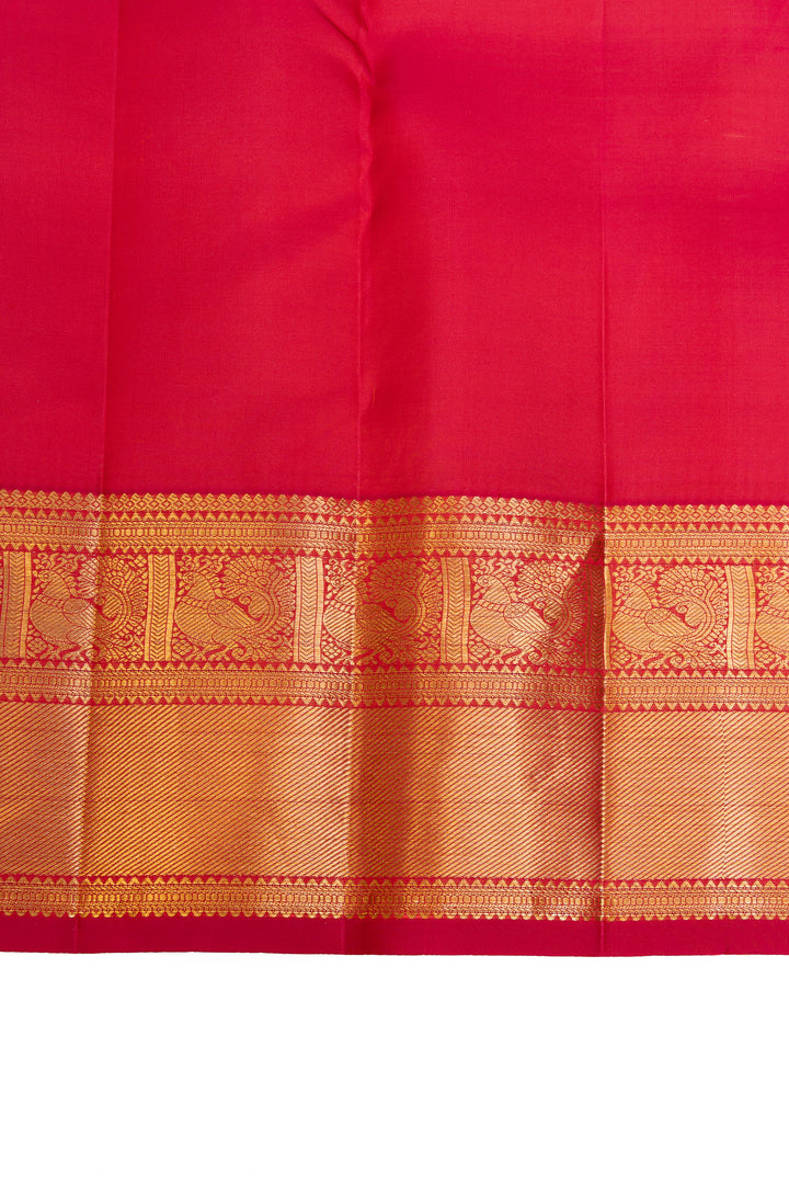Rani pink minakari brocade pure Kanchipuram silk saree