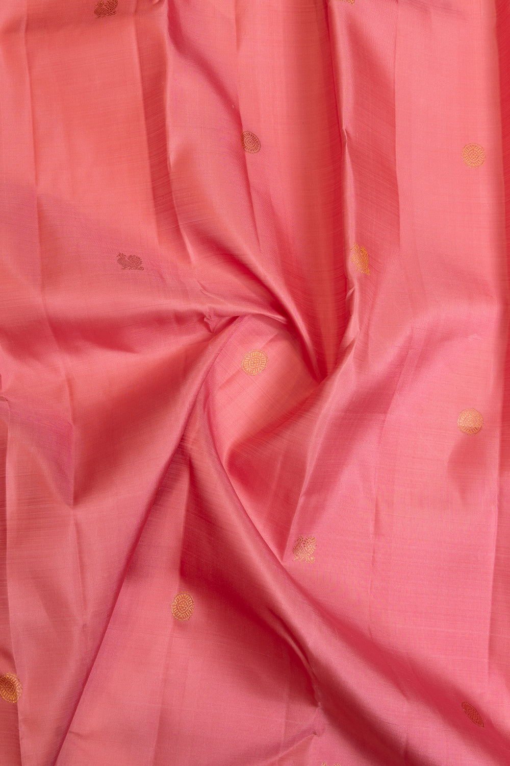 Pastel pink pure Kanchipuram silk saree