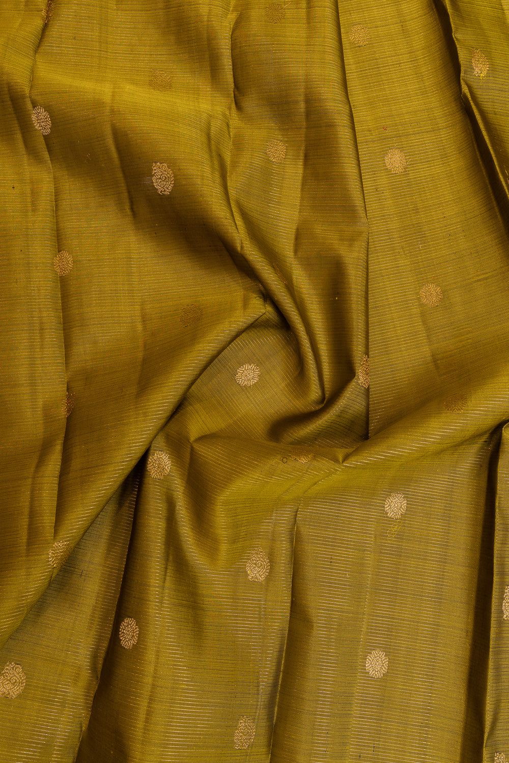 Mehendi green Vairaoosi pure Kanchipuram silk saree