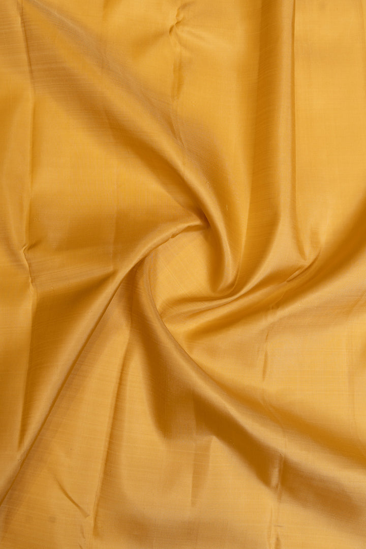 Biscuit beige Ganga Jamuna pure Kanchipuram silk saree