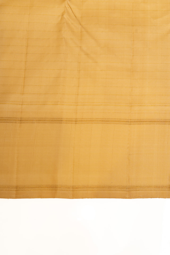 Multi checks and ivory pure Kanchipuram silk saree