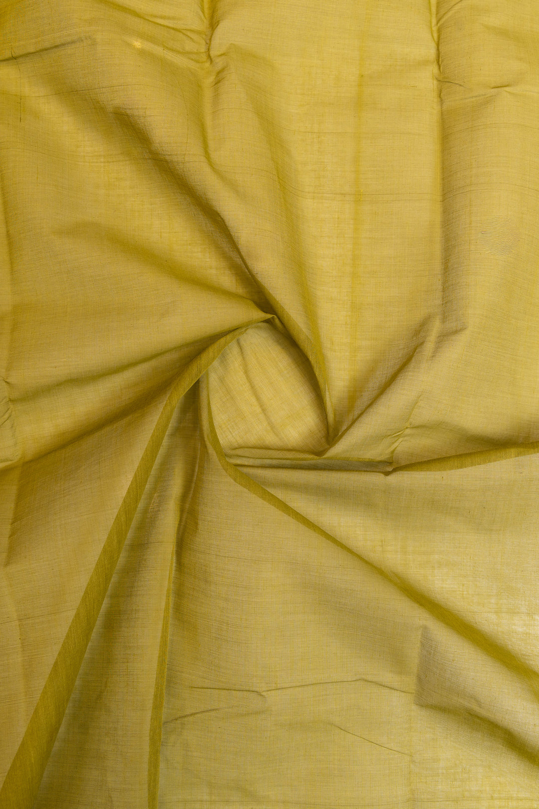 Lime green temple border pure cotton silk border saree