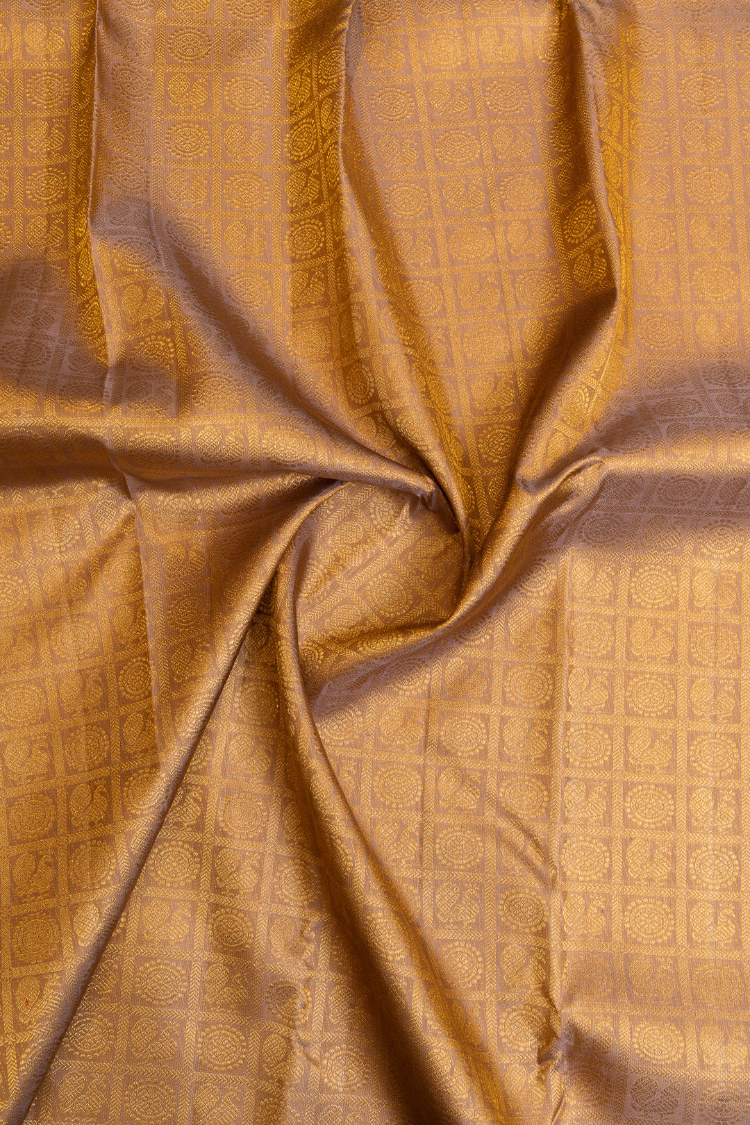 Lilac annam chakram brocade pure Kanchipuram silk saree