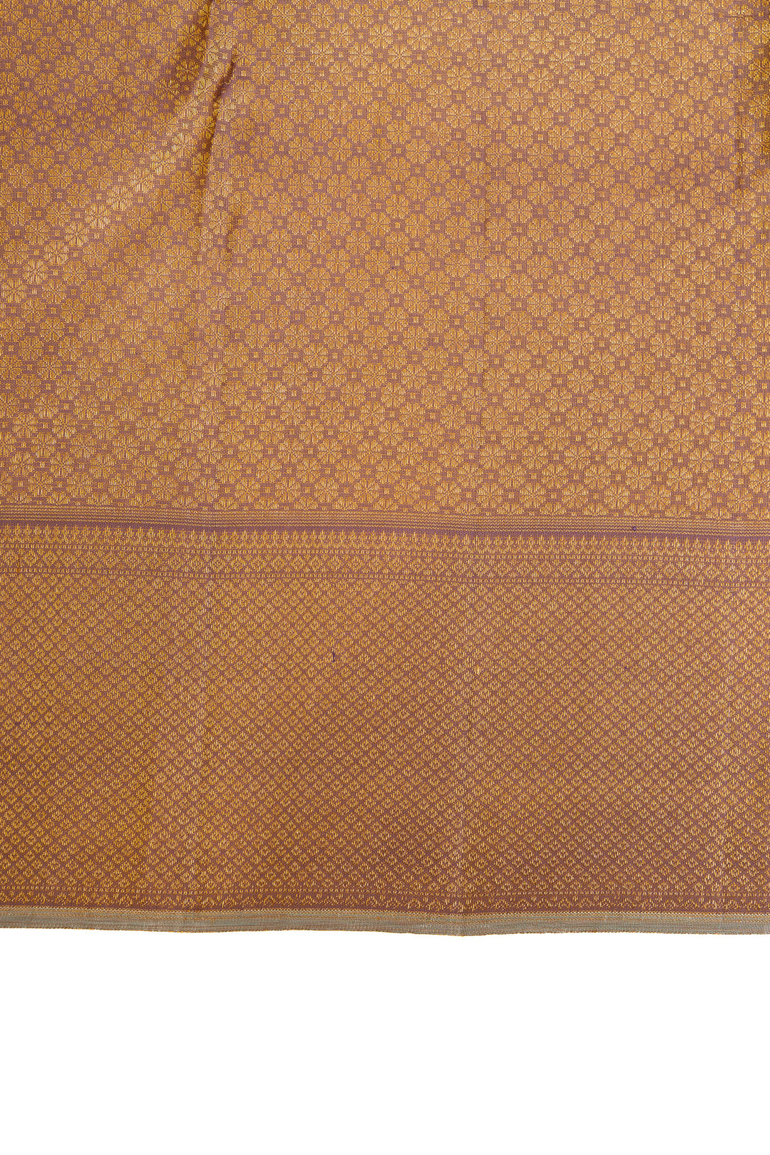 Lilac annam chakram brocade pure Kanchipuram silk saree