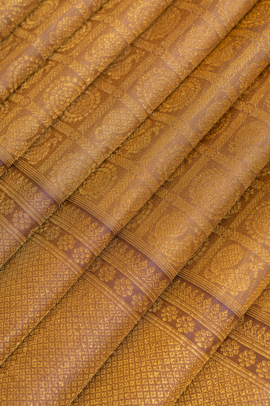 Lilac annam chakram brocade pure Kanchipuram silk saree
