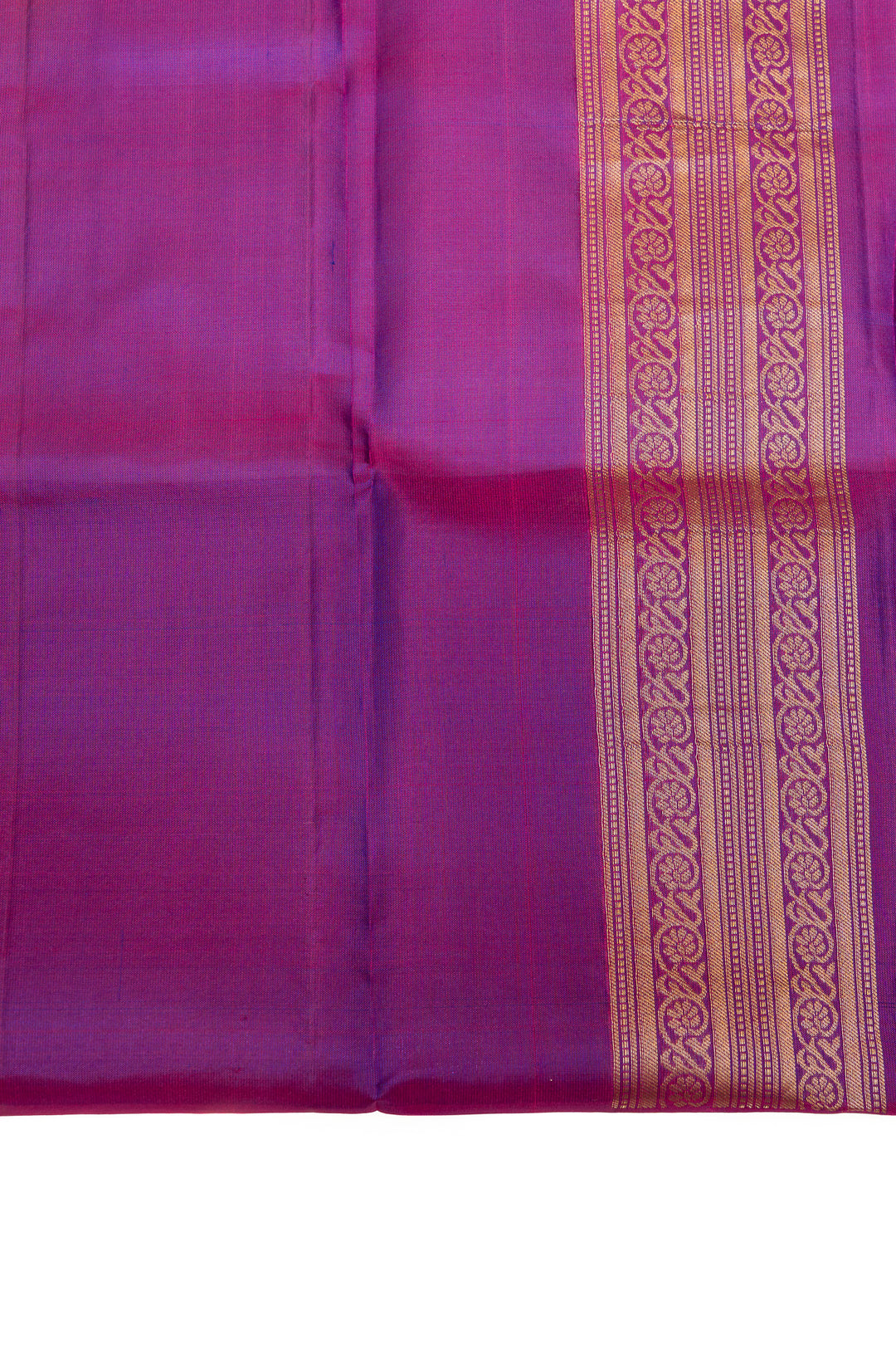 Royal blue Zari stripes pure soft silk saree
