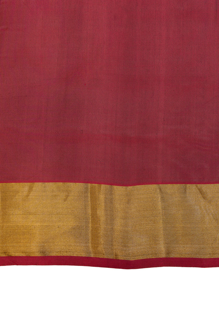 Army green traditional pure soft silk saree