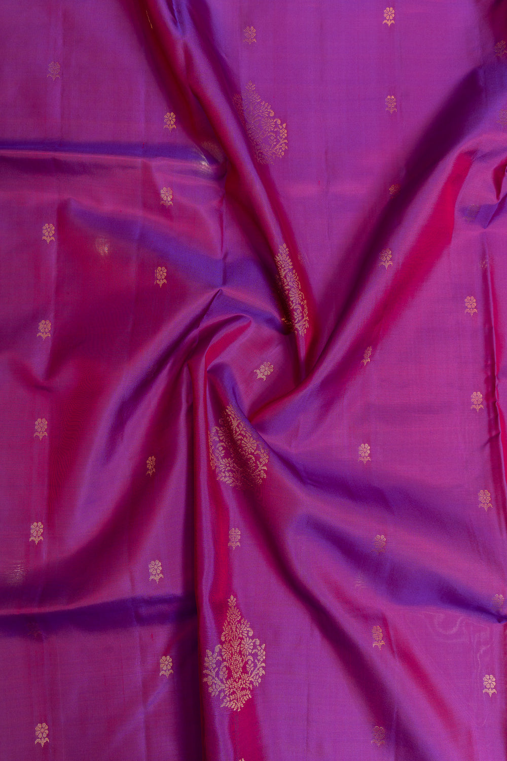 Purple traditional pure soft silk saree