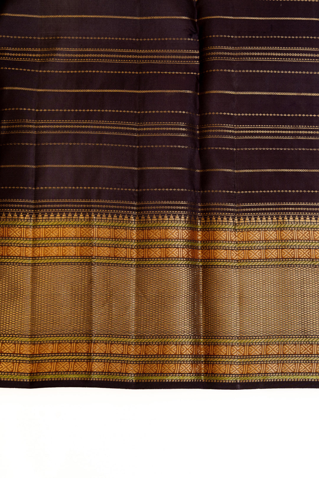 Yellow and Jamun pure soft silk saree