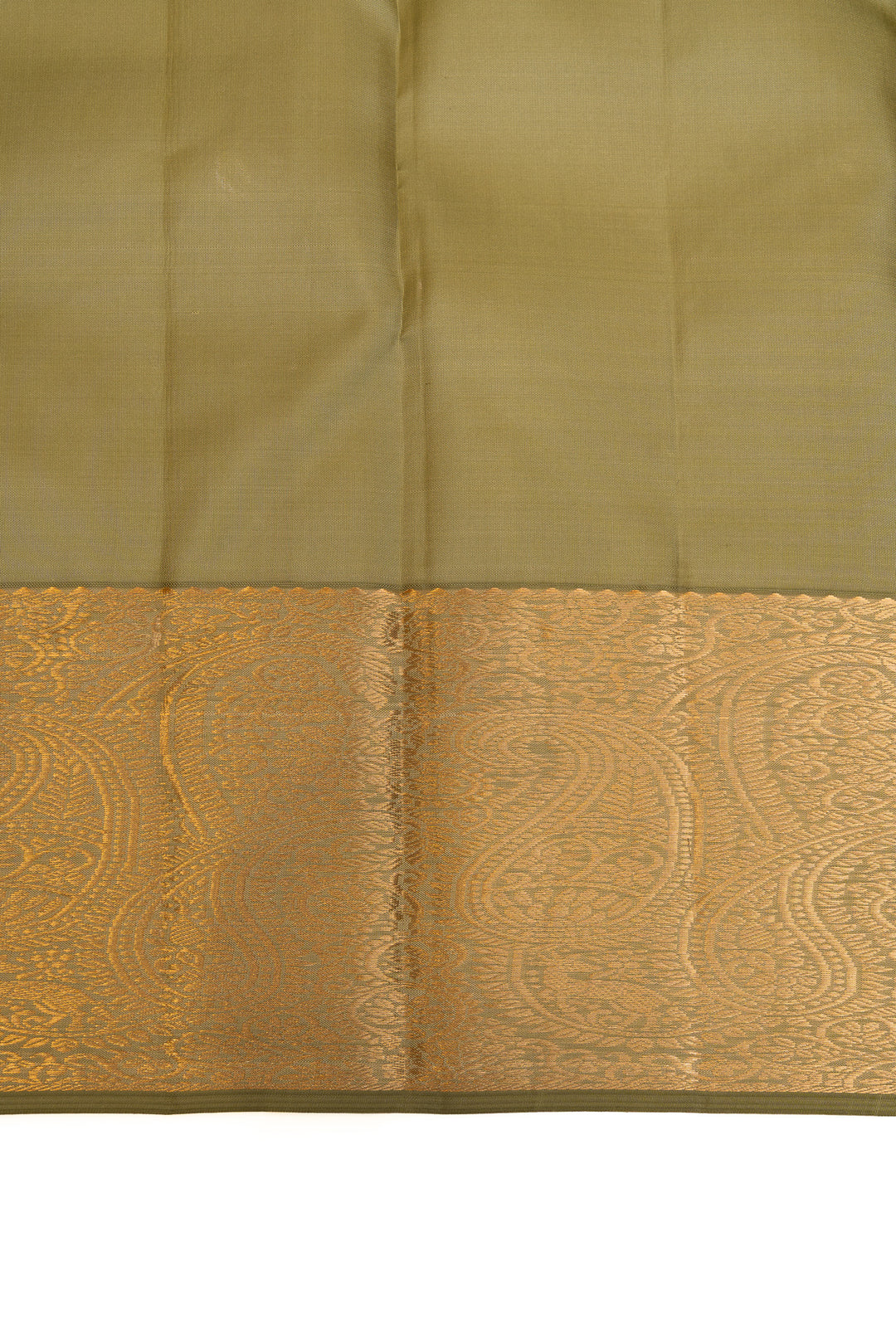 Purple and mint green pure Kanchipuram silk saree