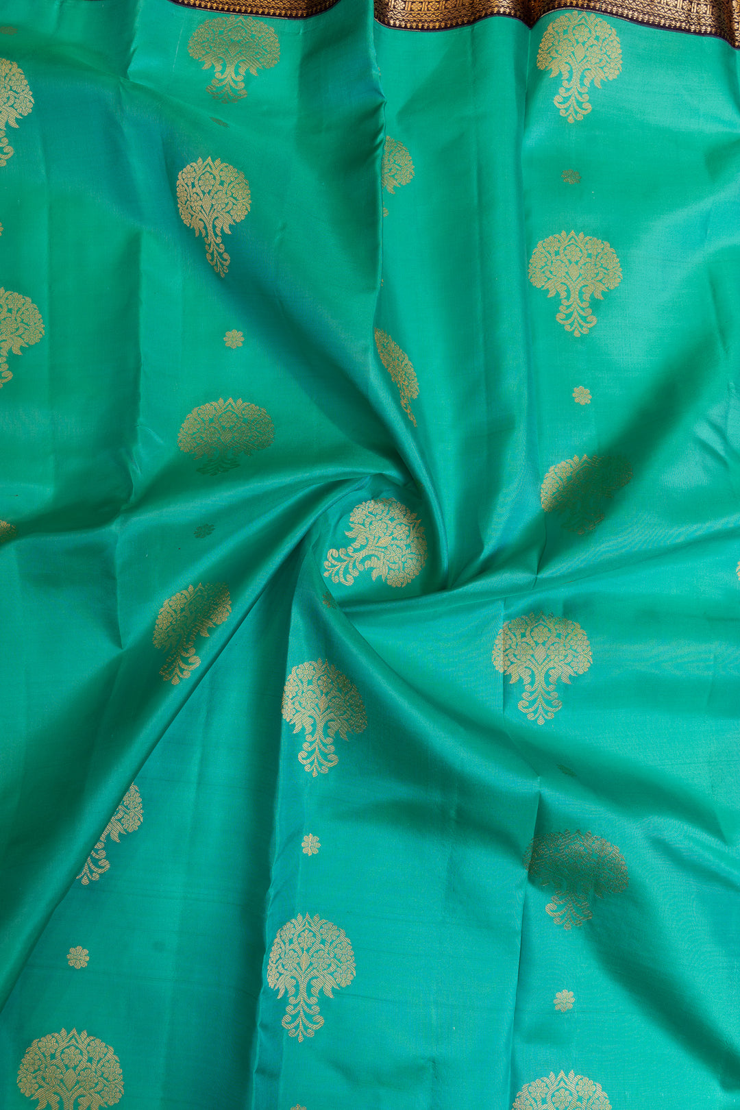 Teal blue and jamun pure Kanchipuram silk sarees