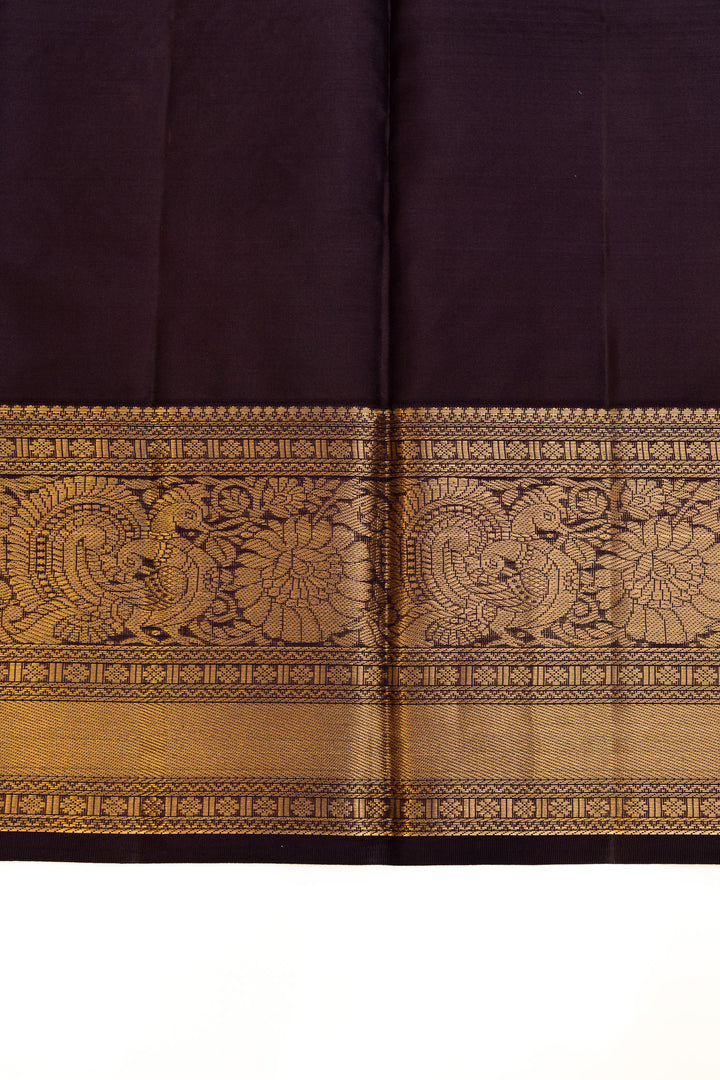 Teal blue and jamun pure Kanchipuram silk sarees