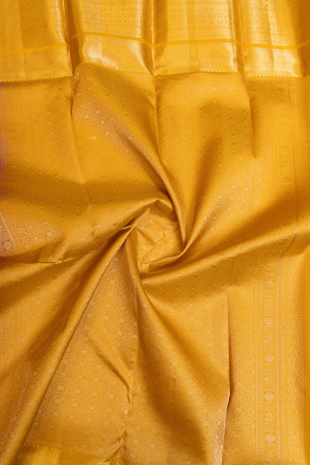 Lilac and yellow pure Kanchipuram silk sarees