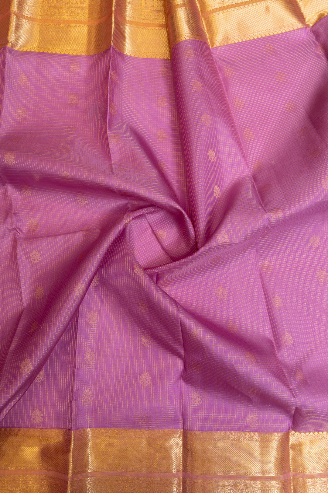 Lilac and yellow pure Kanchipuram silk sarees