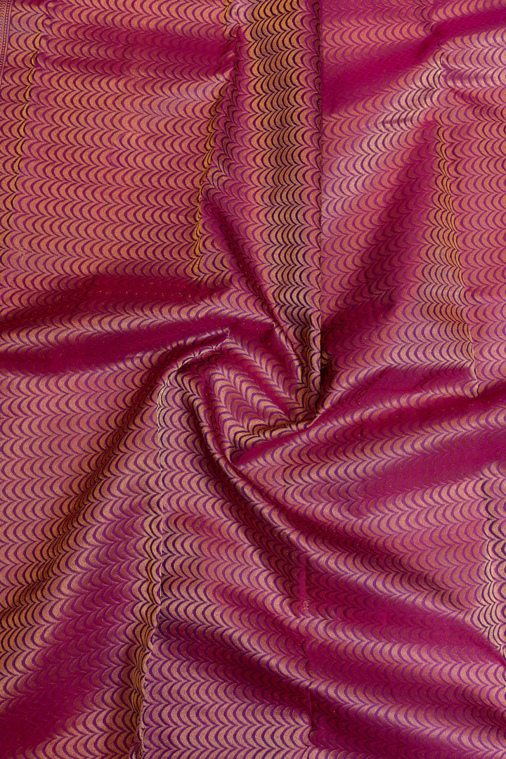 Purple traditional pure soft silk saree