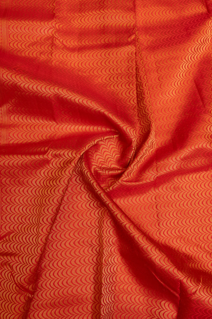 Red traditional pure  Kanchipuram silk saree