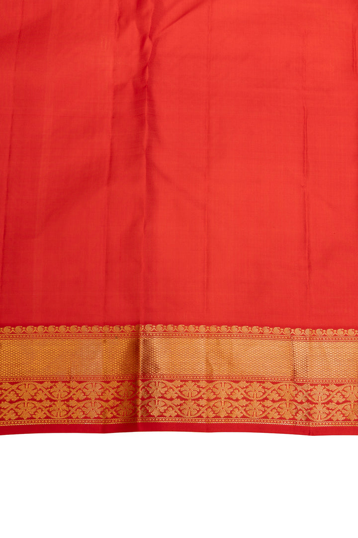 Red traditional pure  Kanchipuram silk saree