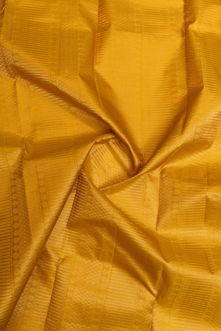 Purple and yellow traditional pure  Kanchipuram silk saree