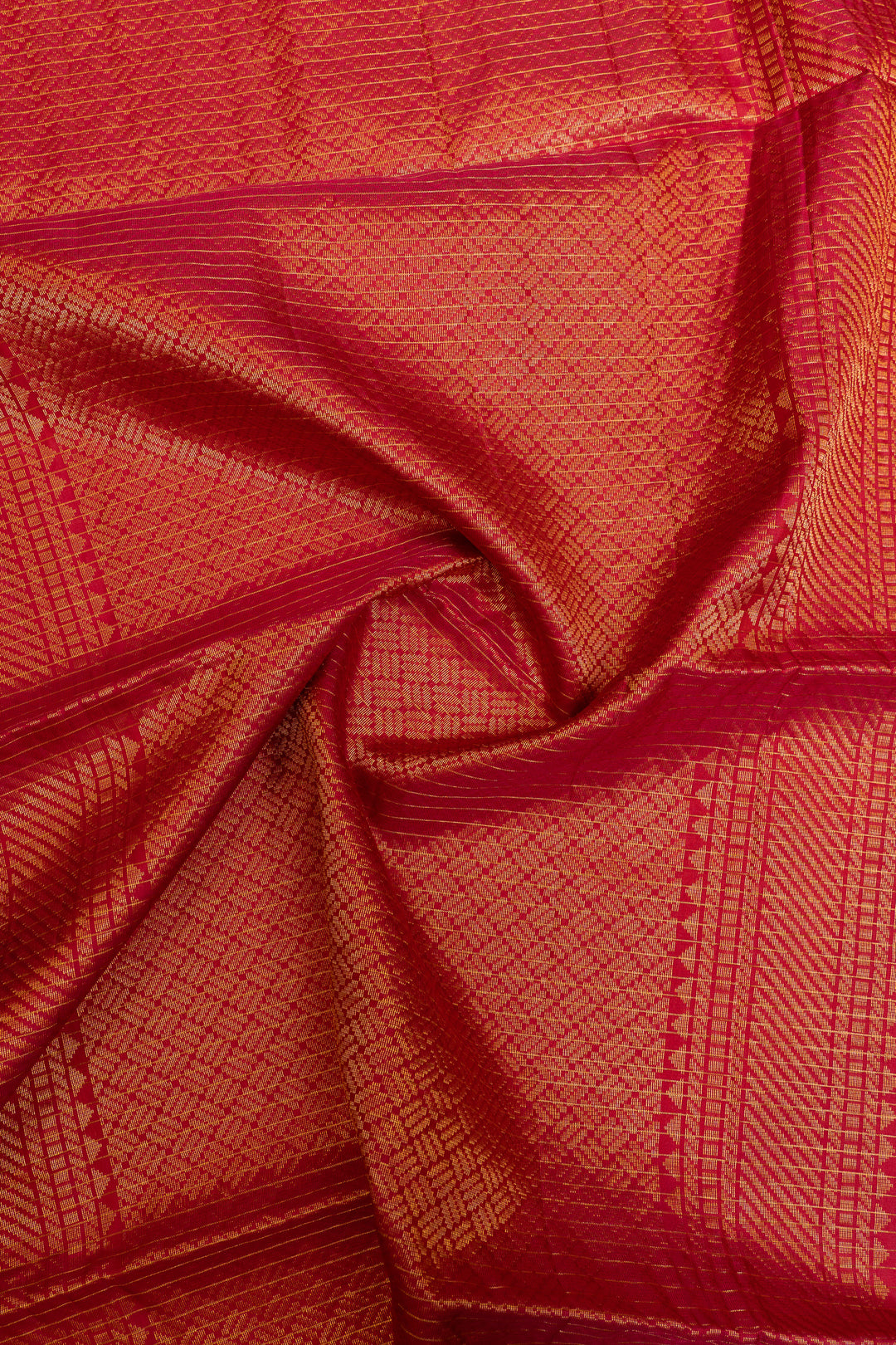 Ink blue zari checks pure soft silk saree
