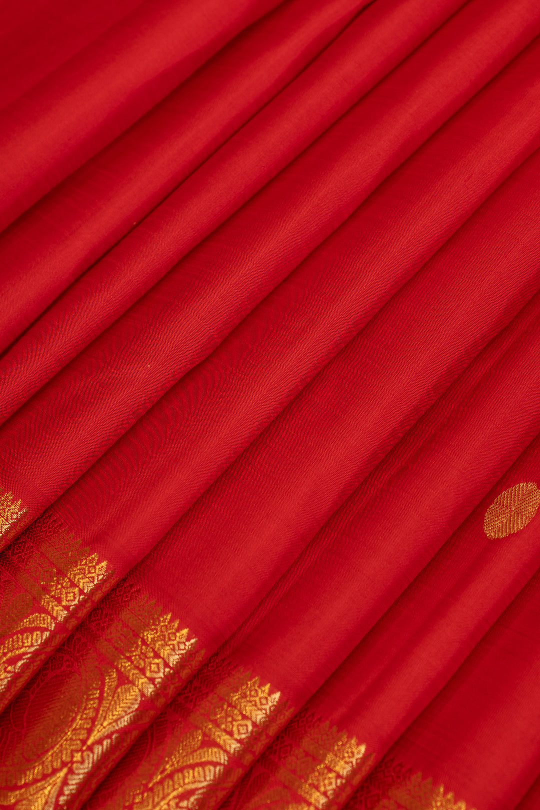 Reddish pink  traditional pure Kanchipuram silk saree