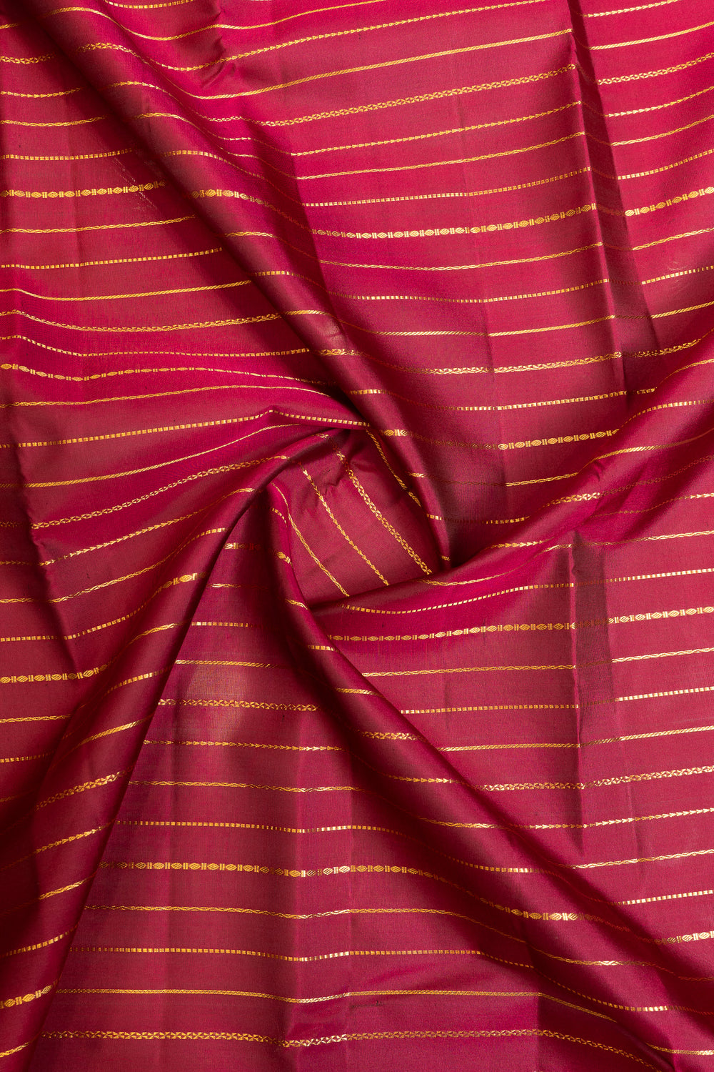 Vintage pink and blue veldhari pure Kanchipuram silk saree