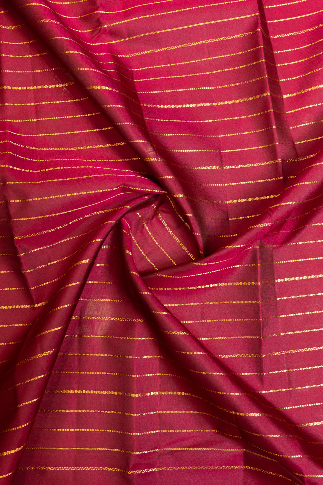 Vintage pink and blue veldhari pure Kanchipuram silk saree
