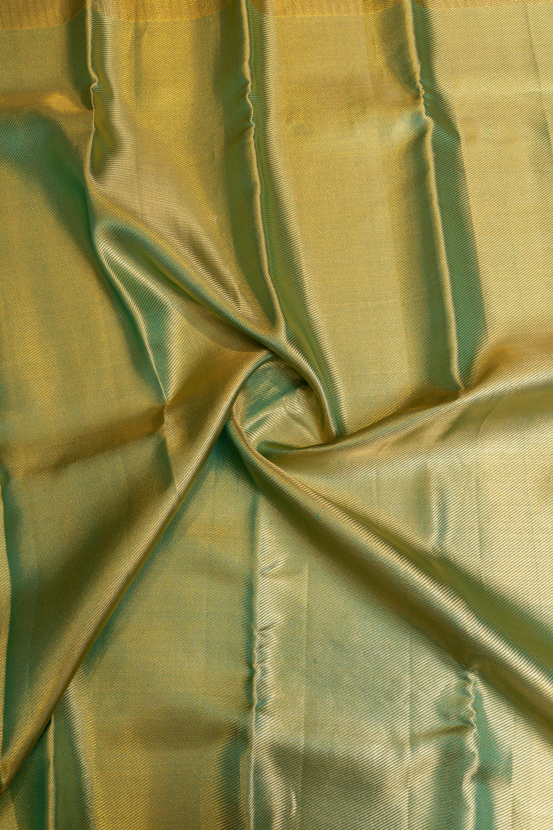 Pastel green tissue brocade pure Kanchipuram silk  saree