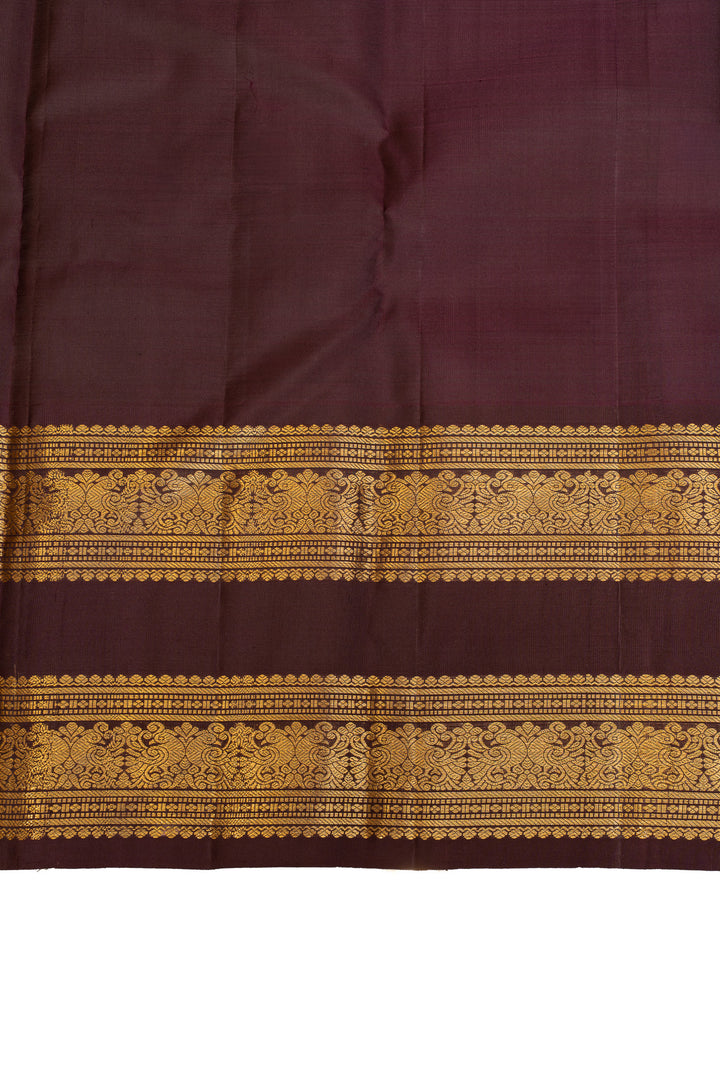 Sampanga green vairaoosi pure Kanchipuram silk  saree