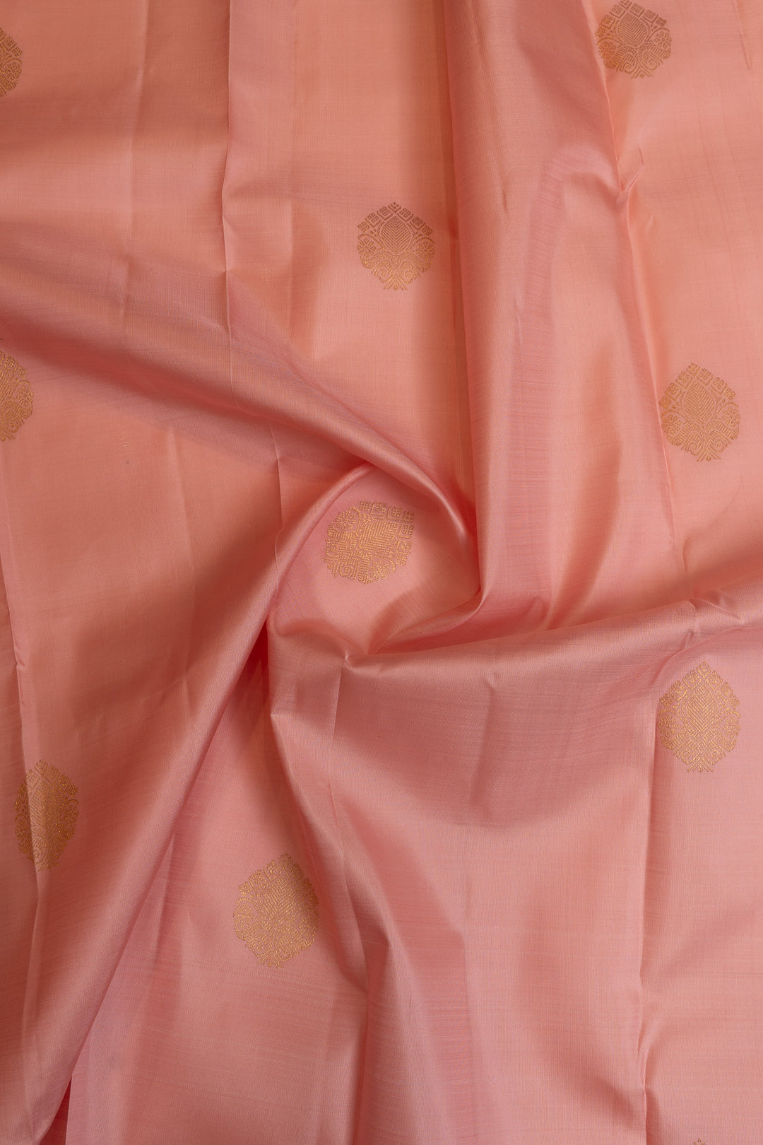 Pink and green traditional pure Kanchipuram silk saree