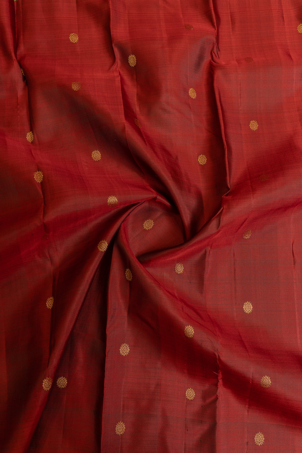 Maroon and blue traditional pure Kanchipuram silk saree