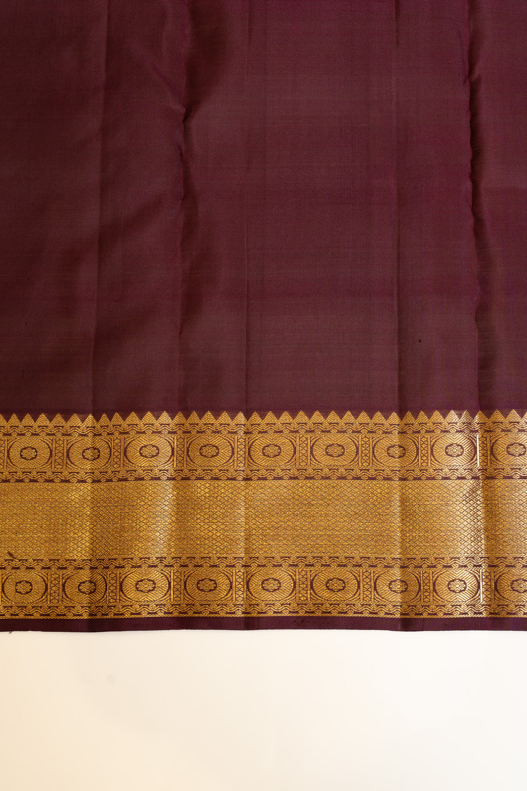 Magenta purple traditional pure Kanchipuram silk saree