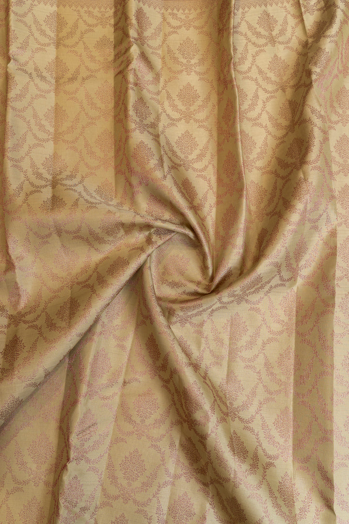 Mint green turning border brocade pure Kanchipuram silk saree