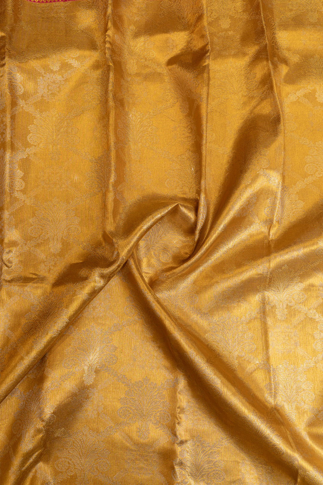 Gold brocade pure Kanchipuram silk saree