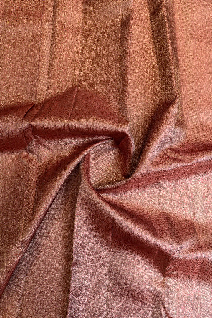 Magenta purple Varisaipettu pure Kanchipuram silk saree