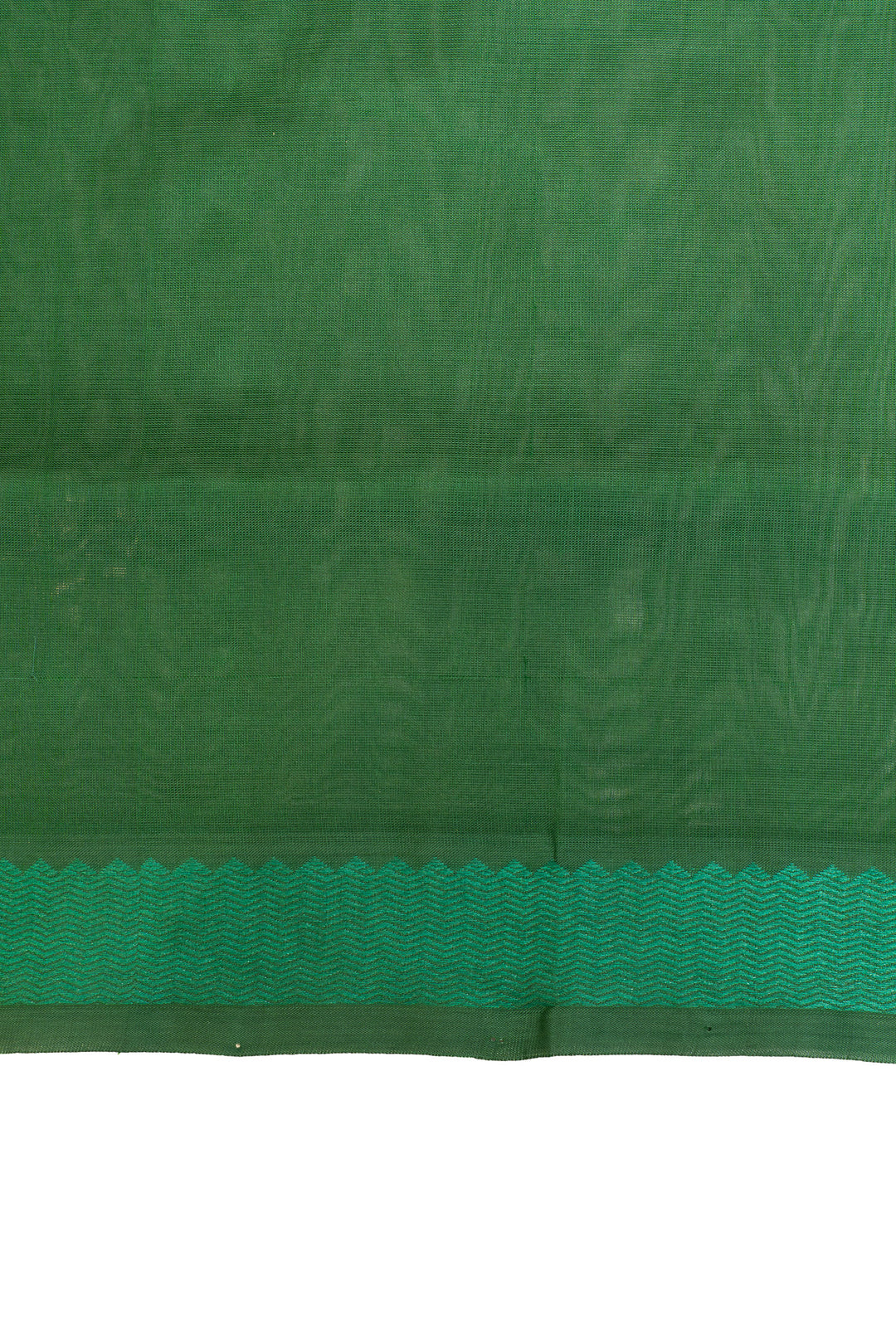 Yellow and green pure silk cotton saree