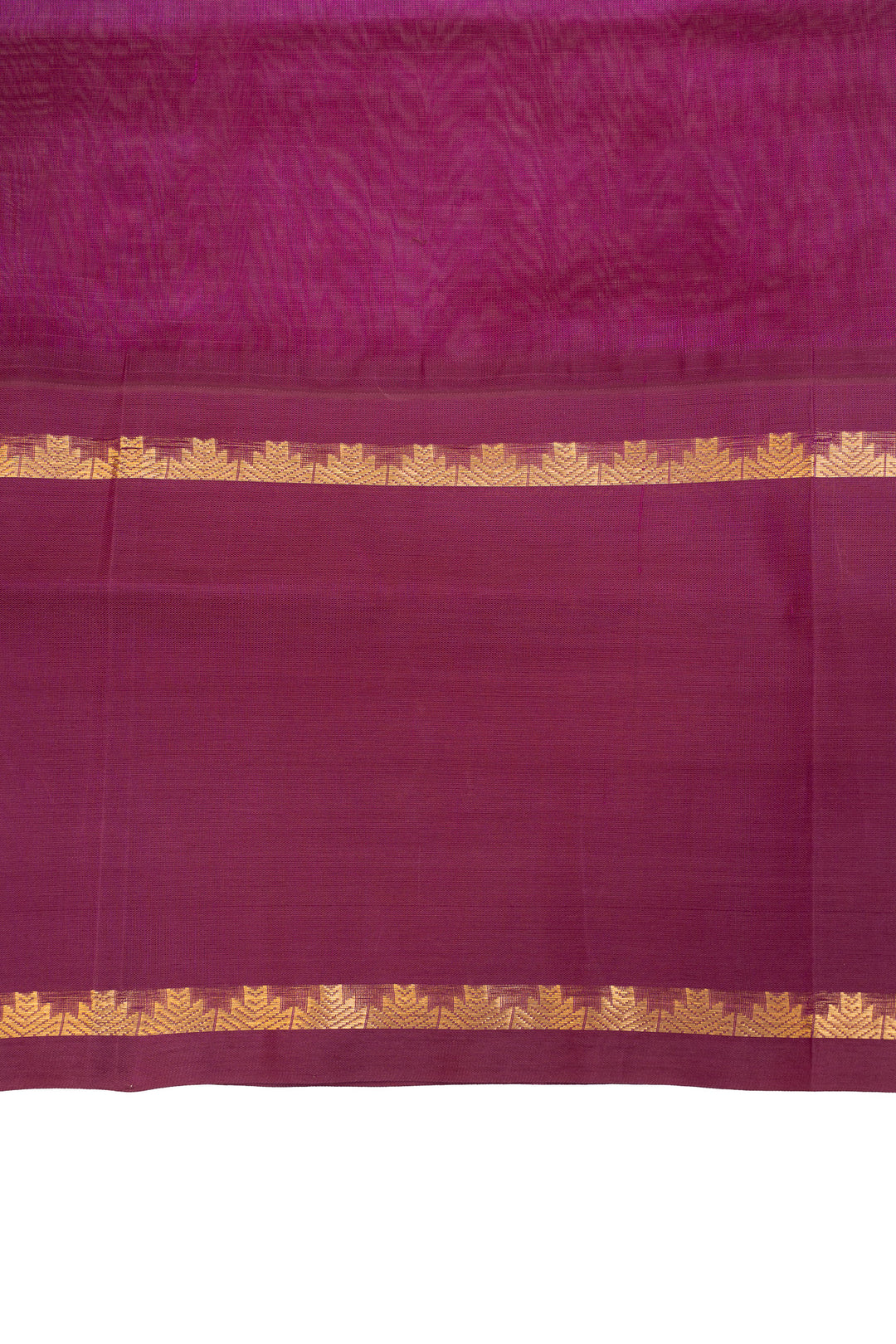 Pink and magenta checks pure silk cotton saree