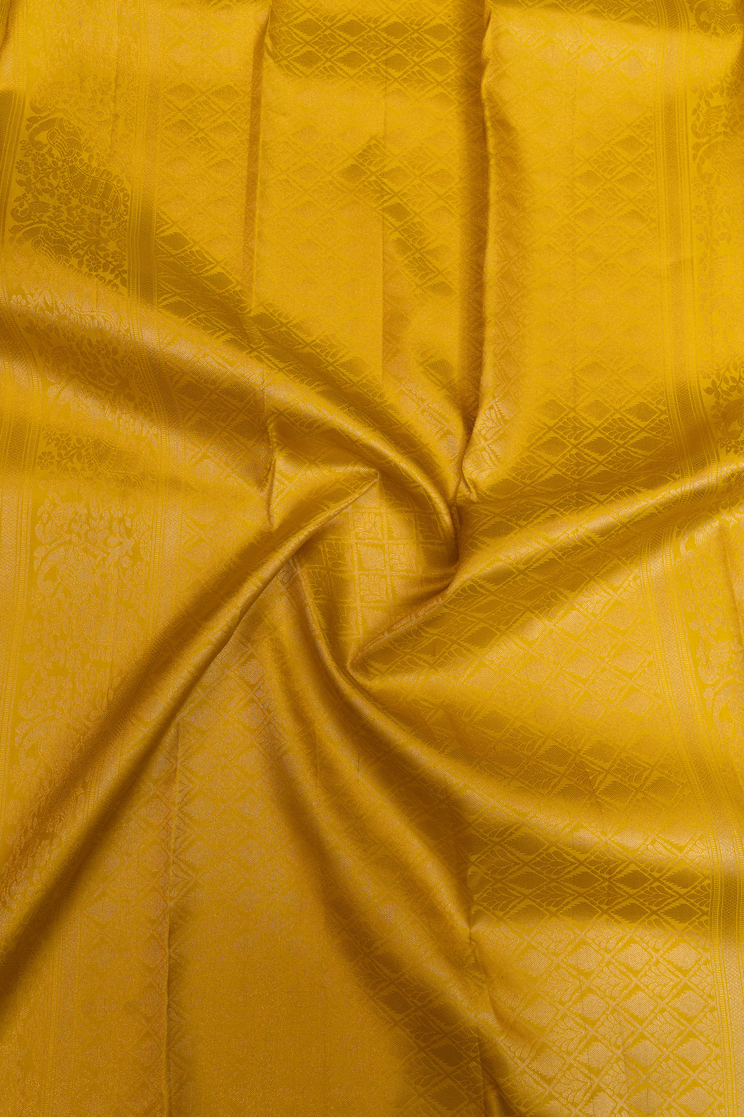 Golden tissue pure Kanchipuram silk saree