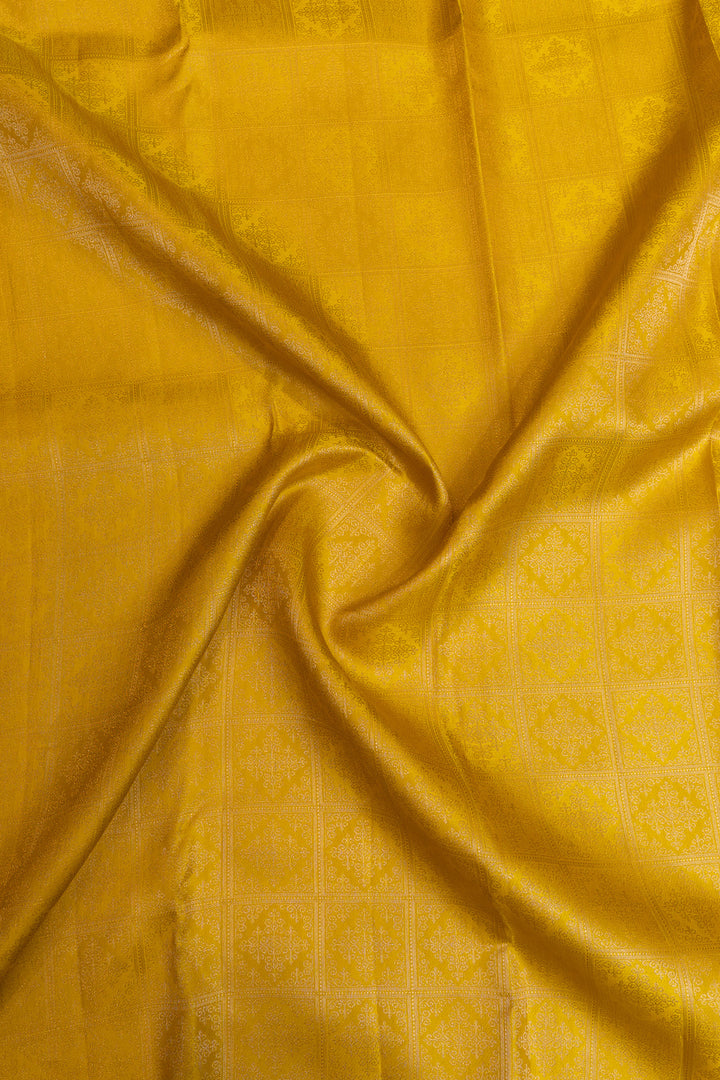Golden tissue pure Kanchipuram silk saree