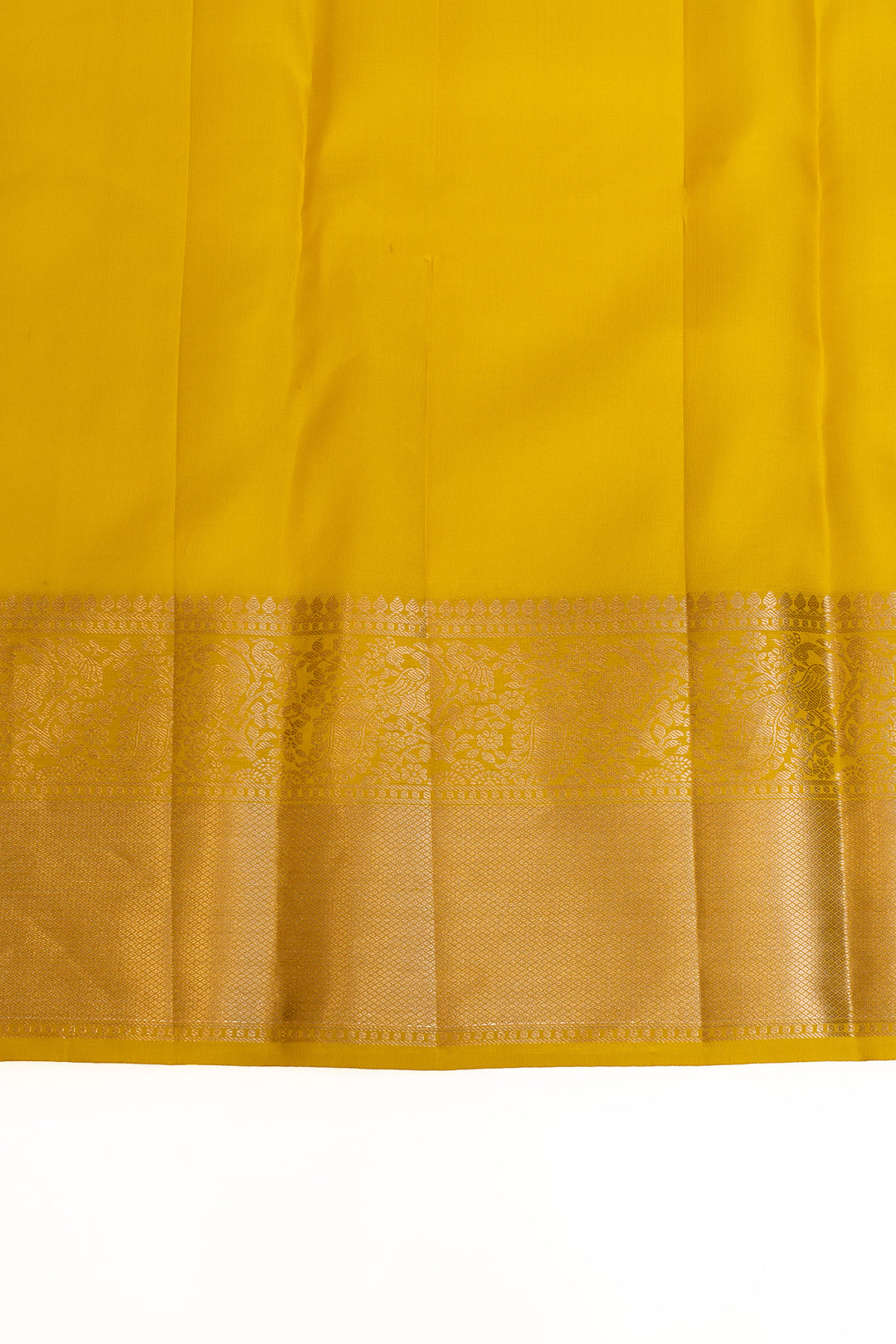 Golden tissue pure Kanchipuram silk saree