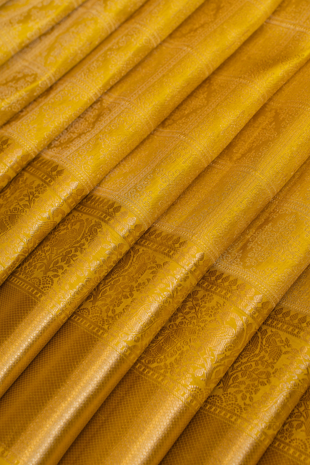 Golden tissue pure Kanchipuram silk saree