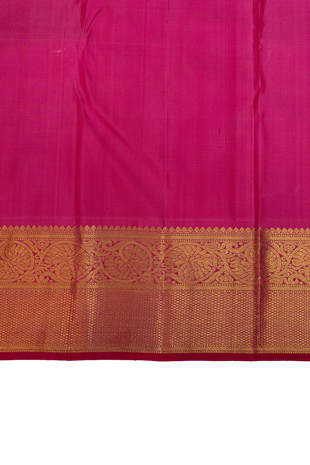 Silver rangkat pure Kanchipuram silk saree