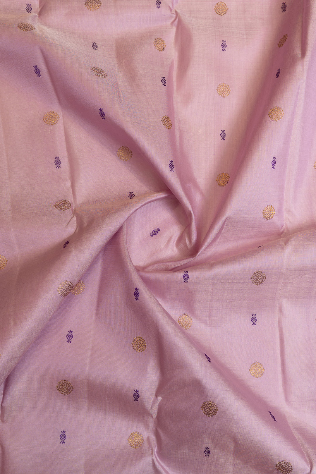 Lilac purple  traditional pure Kanchipuram silk saree