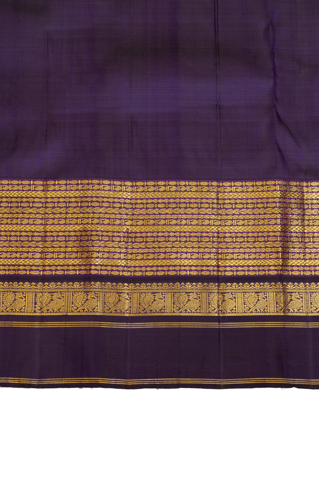 Lilac purple  traditional pure Kanchipuram silk saree