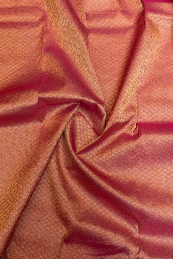 Beige thread brocade pure Kanchipuram silk saree